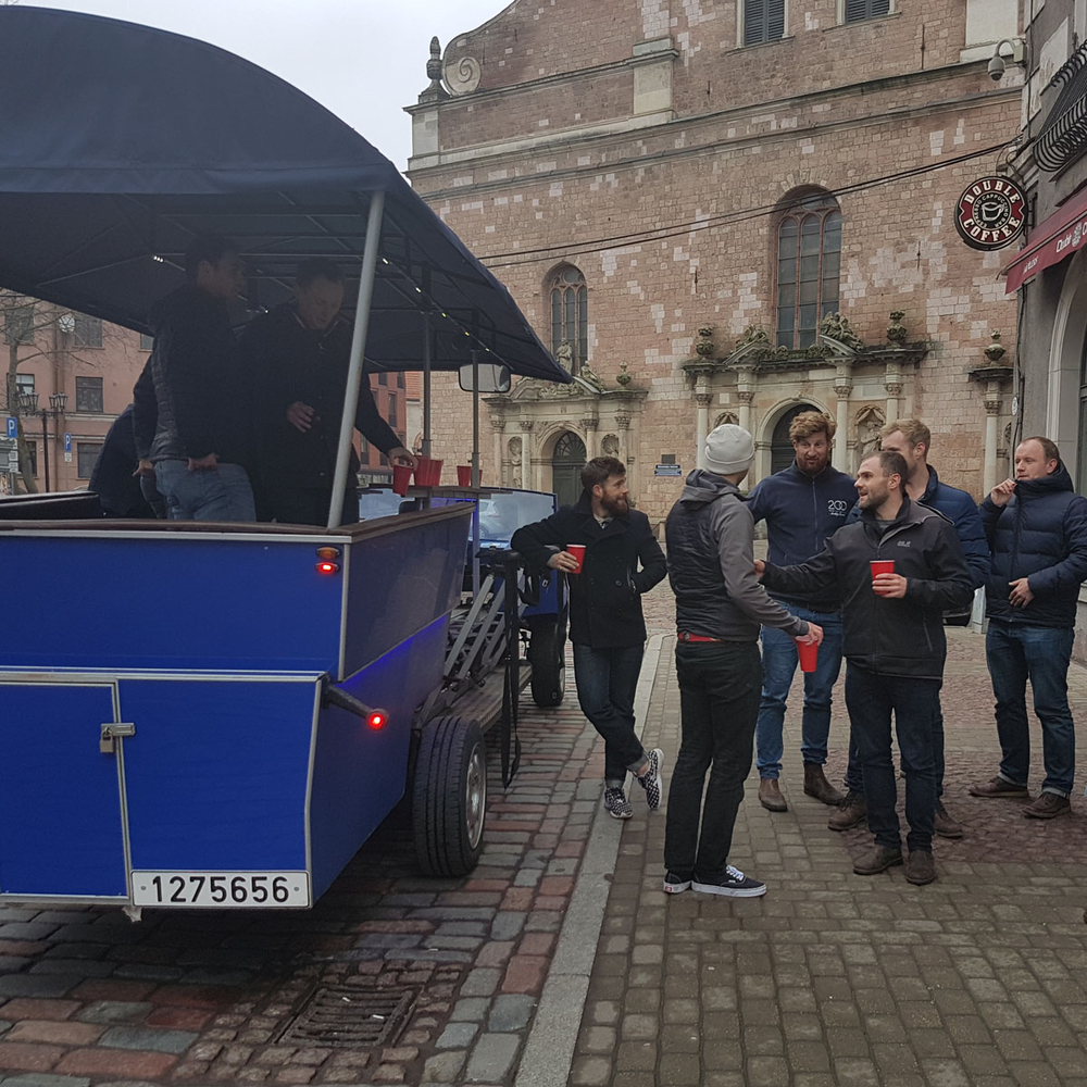 Beer Bike in Riga for Stag Party