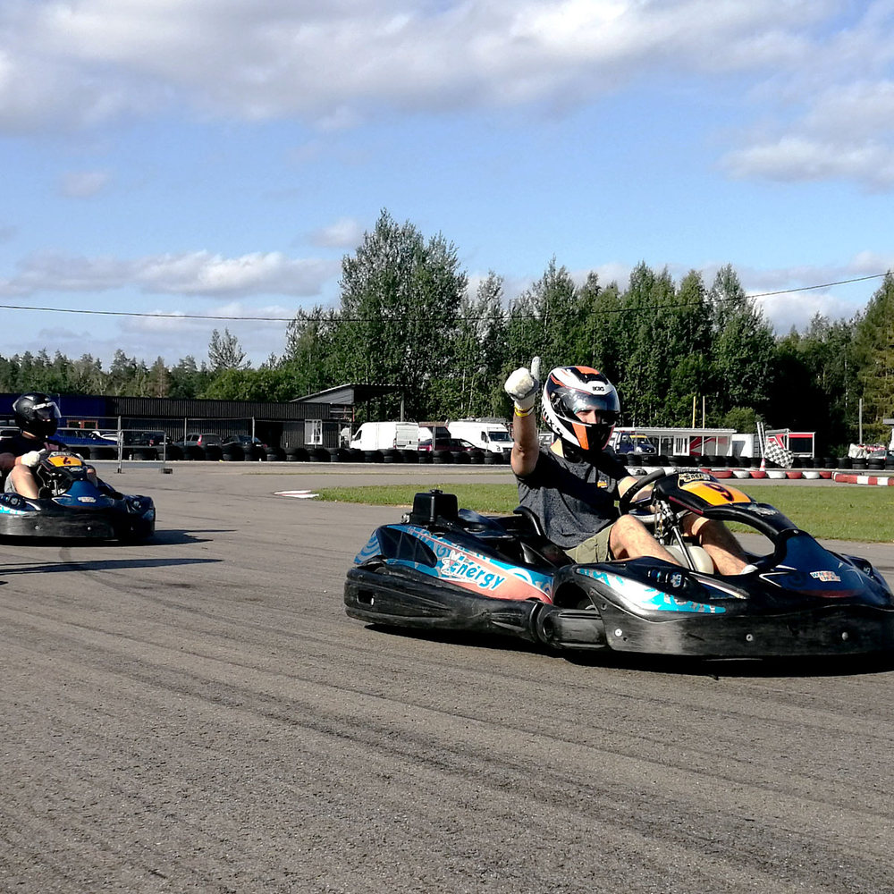 Outdoor Karting (first supplier) - 10 min racing in Riga for Stag Party
