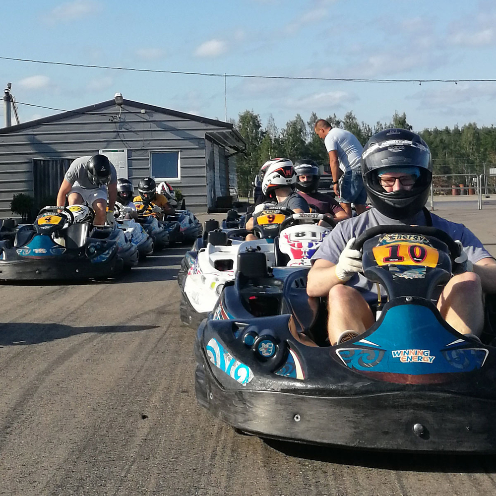 Outdoor Karting (first supplier) - 20 min racing in Riga for Stag Party