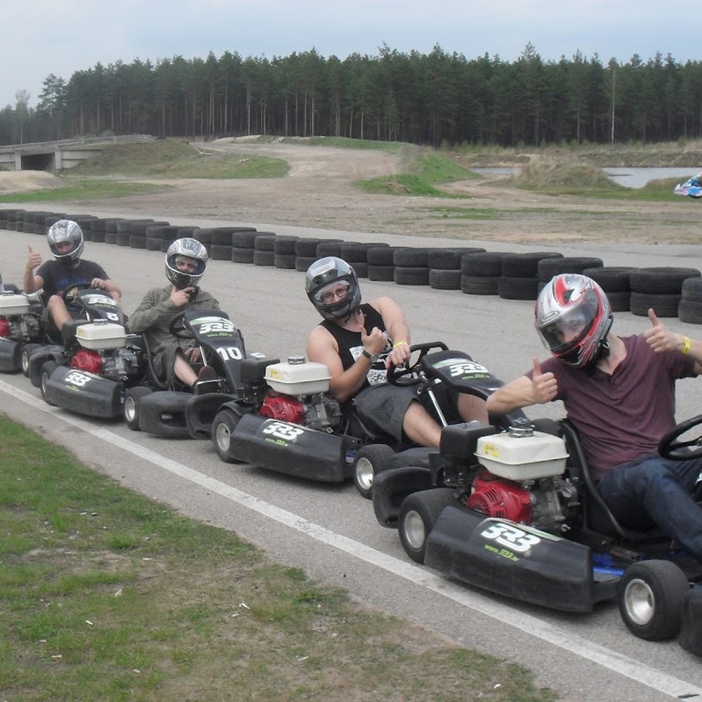 Outdoor Karting (second supplier) - 16 min racing in Riga for Stag Party