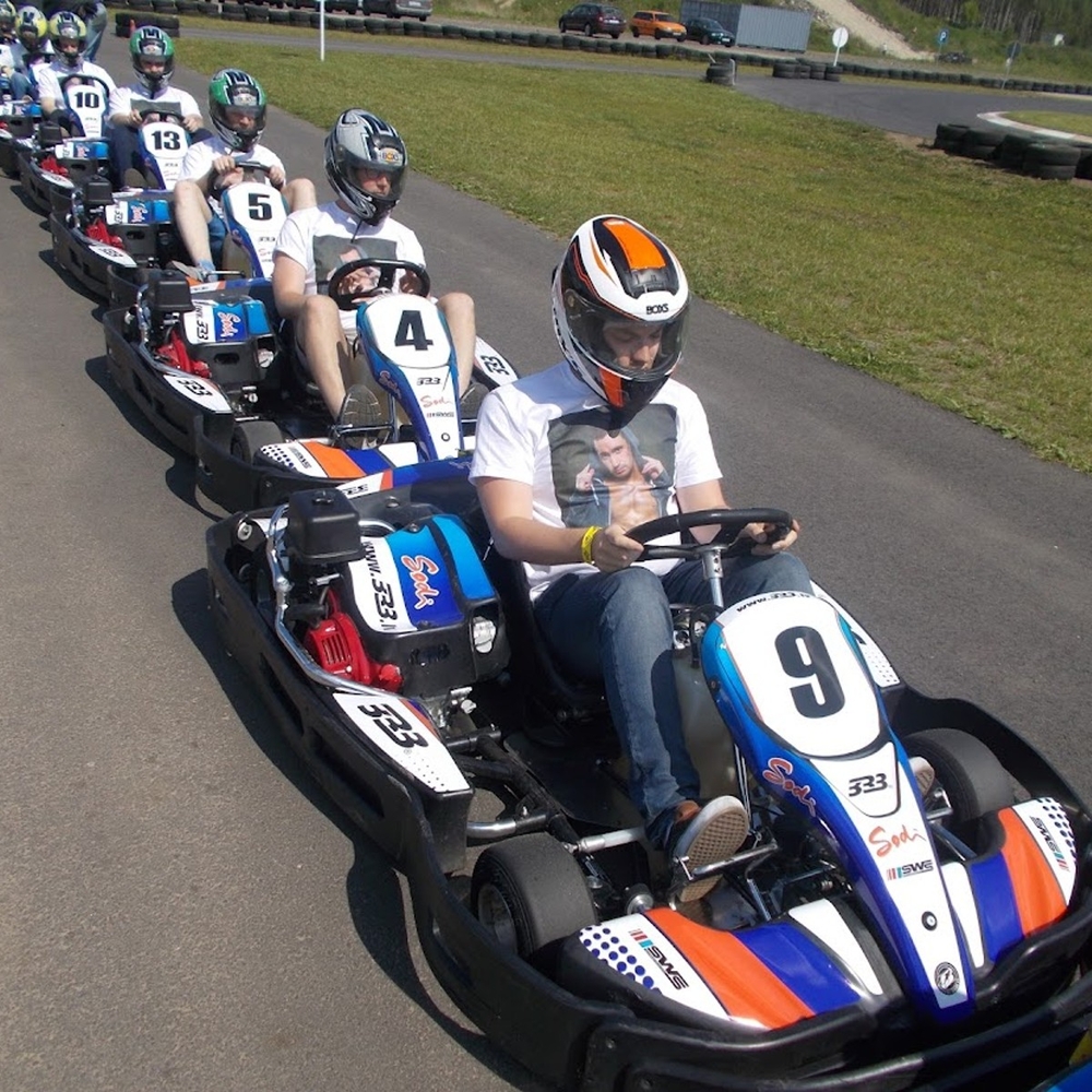 Outdoor Karting (second supplier) - 24 min racing in Riga for Stag Party