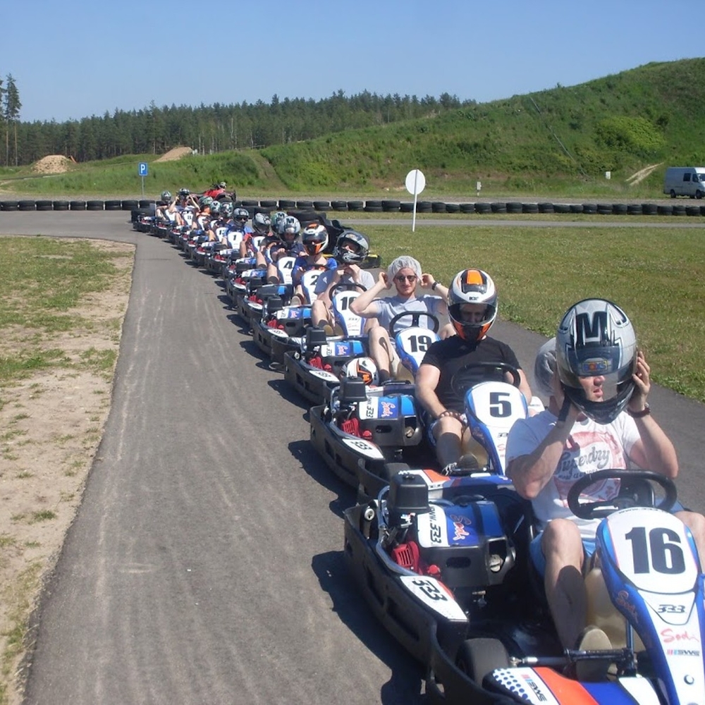 Outdoor Karting (second supplier) - 24 min racing in Riga for Stag Party