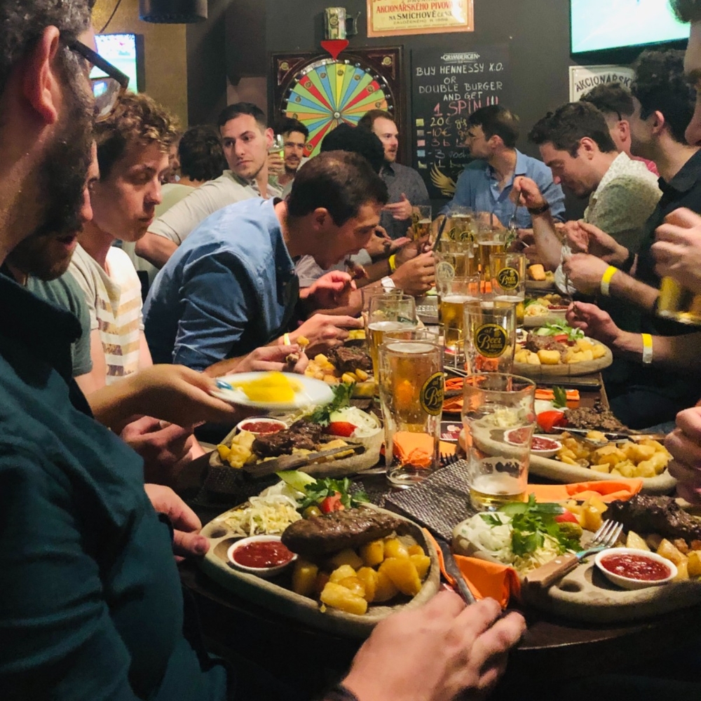 Dinner Steak - 3 course meal, one beer in Riga for Stag Party