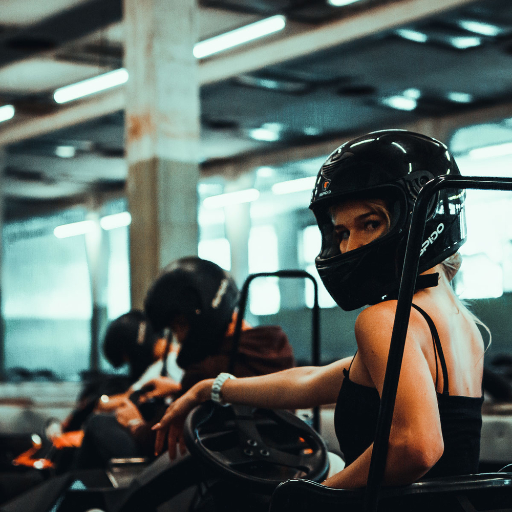 ELECTRIC GO-KARTS 10 min race in Riga for Stag Party