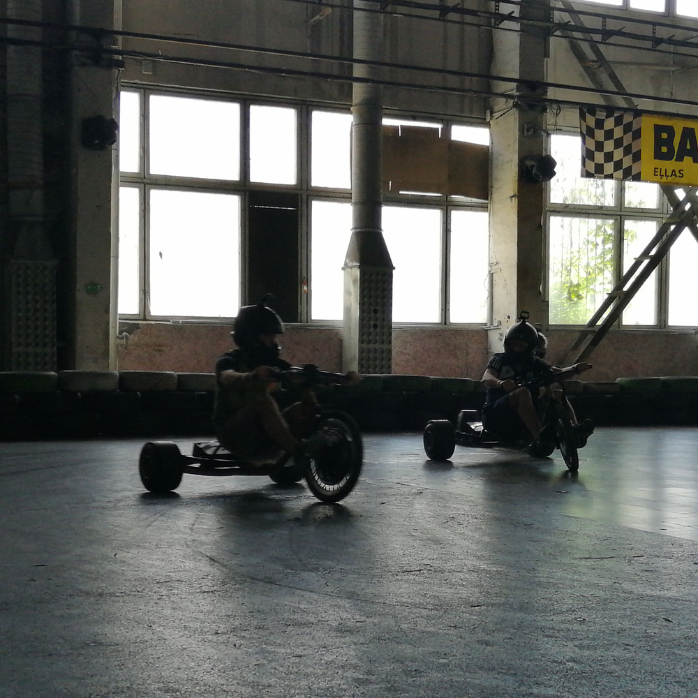 ELECTRIC GO-KARTS 20 MIN RACE in Riga for Stag Party