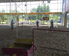 Zorb football indoor