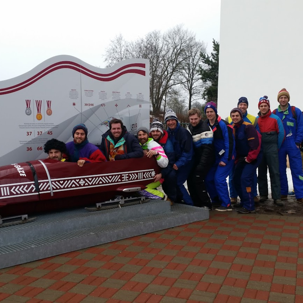 Winter Team Bobsleigh - 1 ride per person in Riga for Stag Party