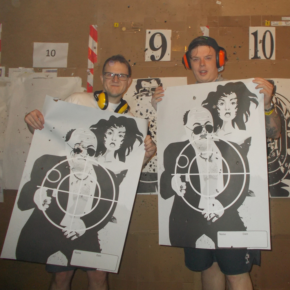 2 Guns Shooting - weekends only in Riga for Stag Party
