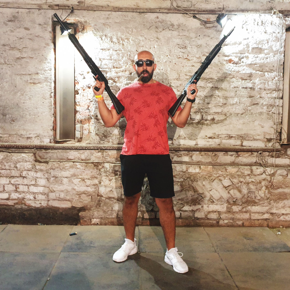 4 Guns Shooting - weekends only in Riga for Stag Party
