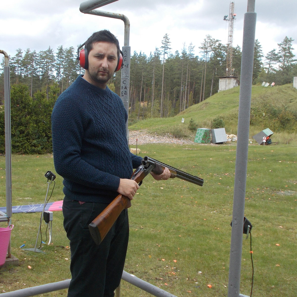 CLAY PIGEON SHOOTING 25 clays in Riga for Stag Party