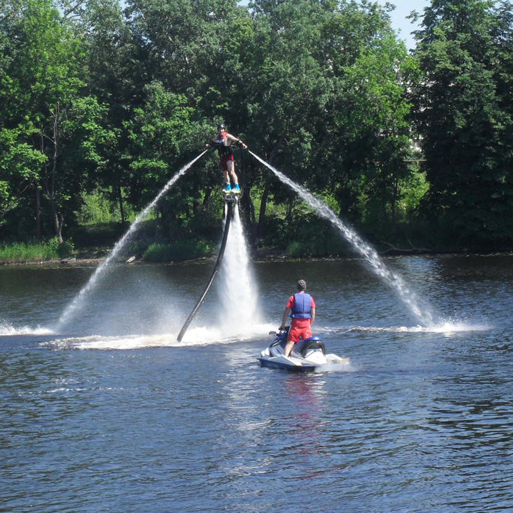 Aquatic jetpack in Riga for Stag Party
