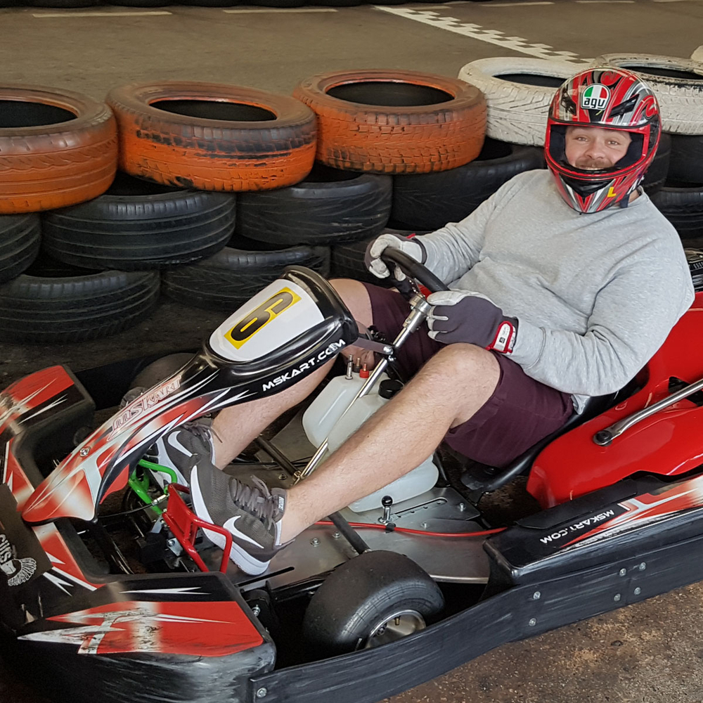 INDOOR KARTING 16 MIN in Riga for Stag Party