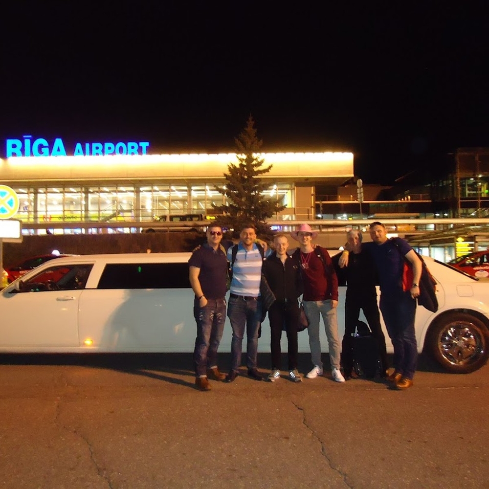 Airport Limo PickUp WITHOUT STRIPPERS in Riga for Stag Party